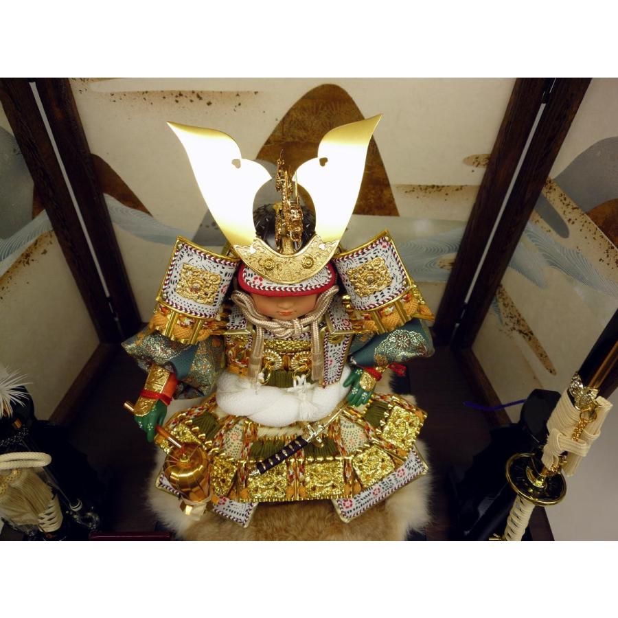 子供大将 三段飾 紫峰作