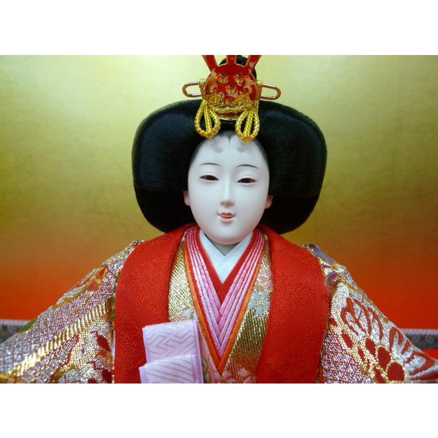 ひな人形親王単品☆中サイズ☆九番64(小道具・親王台付き)☆殿袖幅