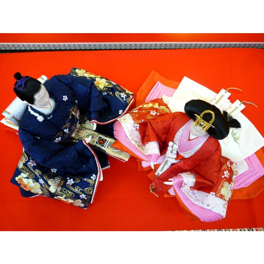 ひな人形親王単品☆中サイズ☆九番金彩刺繍829(小道具・親王台付き