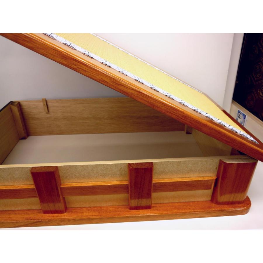ひなまつり☆飾り台単品☆70cm 組み立て式畳台 けやき塗(横幅