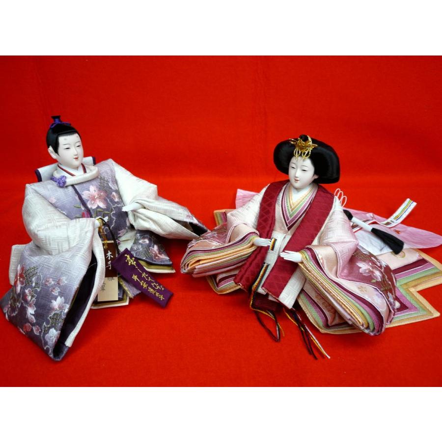 ひな人形親王単品☆小大きさ☆q3a345 ３５S舞３３２４(小道具・親王台付き添い人)☆お殿さまの袖幅２４珊高さ１７珊☆飾りつけ台（７０〜８０ｃｍ）位に ベビー、キッズ、マタニティ-記念、行事用品-雛人形