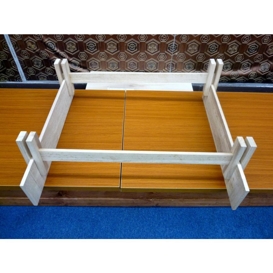 ひなまつり☆飾り台単品☆25号2段 組み立て式 桐白木 飾台 ひなまつり☆飾り台単品☆25号2段 組み立て式 桐白木 飾台