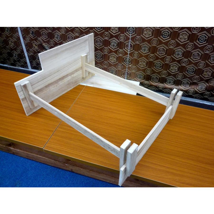 ひなまつり☆飾り台単品☆25号2段 組み立て式 桐白木 飾台