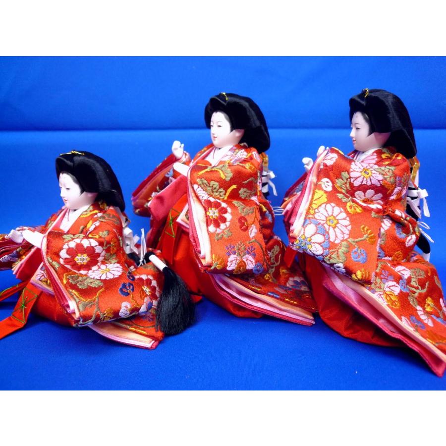 ひな人形3人官女単品☆豆〜極小サイズ☆q3c113 小芥子 No.49(小道具