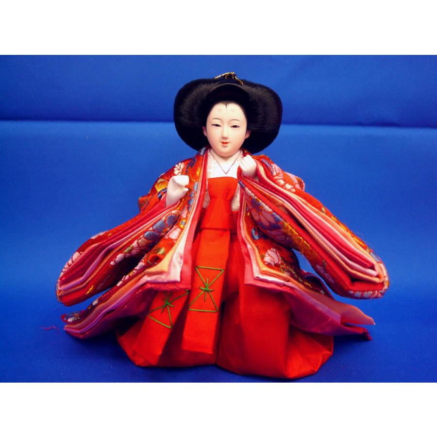 ひな人形3人官女単品☆豆〜極小サイズ☆q3c113 小芥子 No.49(小道具