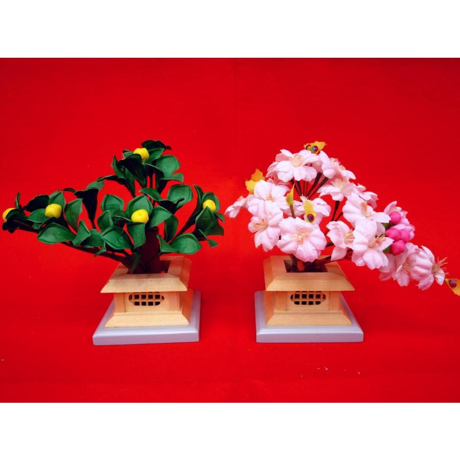 94 Off 雛まつり 御花単品 桜橘醍醐自然木８号 高さ１３ｃｍ 京都御所にならって向かって右に左近の桜 向かって左に右近の橘を飾ります Wantannas Go Id