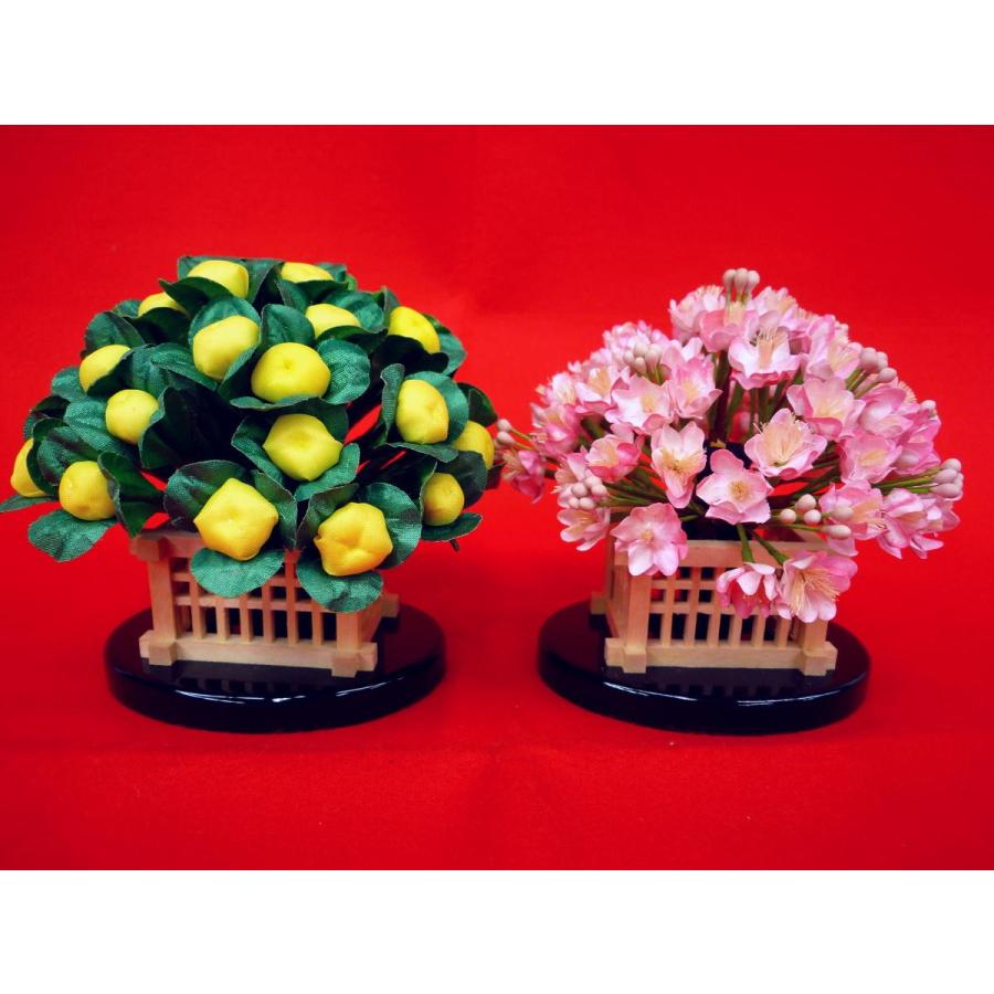 雛まつり☆御花単品☆桜橘まり藁木6号(高さ10cm)☆京都御所に