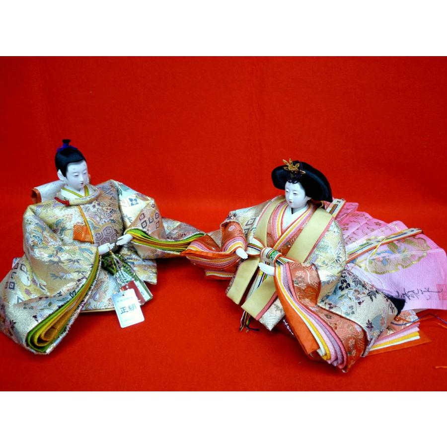 名匠の珠玉 親王単品☆中の小大きさ☆光寛作☆QA422-4211十番H63   (小道具・親王台付き添い人)☆お殿さまの袖幅２７珊高さ１９珊☆ひな人形 雛人形-記念、行事用品-ベビー、キッズ、マタニティ