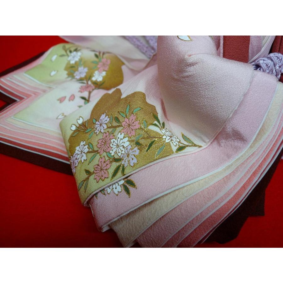 名匠の逸品 親王単品☆中サイズ☆尊正作☆QA592-5471九番さくら(小道具・親王台付き)☆お殿様の袖幅３０cm高さ２１cm☆ひな人形の画像