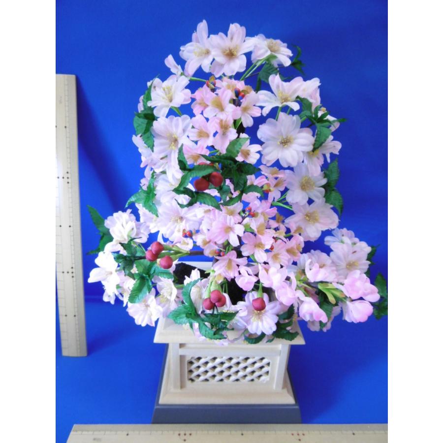 雛まつり☆御花単品☆桜橘明日香自然木40号(高さ33cm)☆京都御所