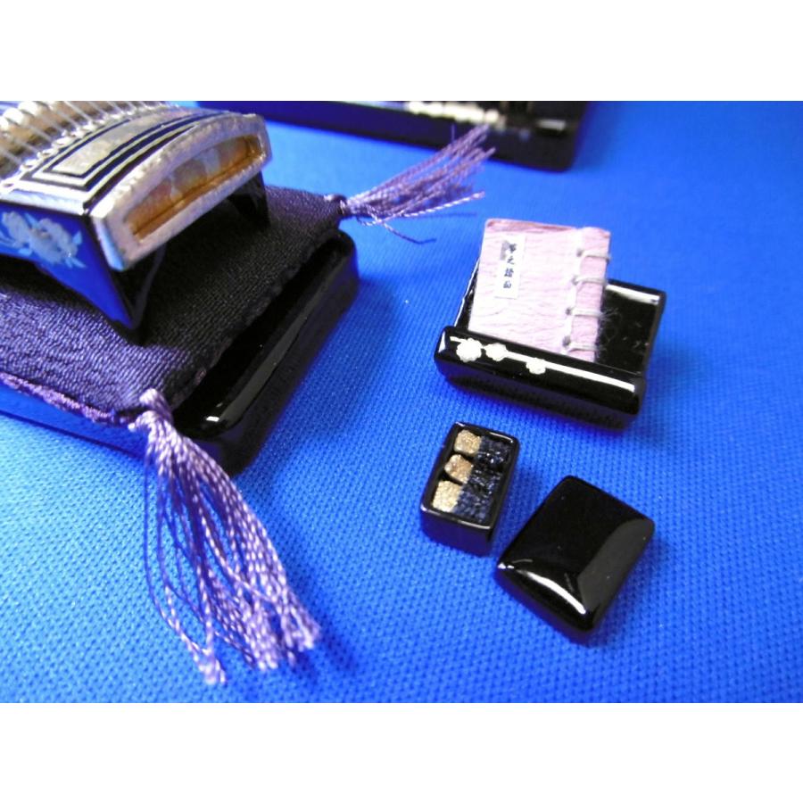 雛まつり☆究極の木製お道具☆極上溜塗☆雅楽GARAKU １５号(横幅４５〜９０cm位の飾台に)☆通常の塗との違いは一目瞭然！オシャレな和風のお飾り_4