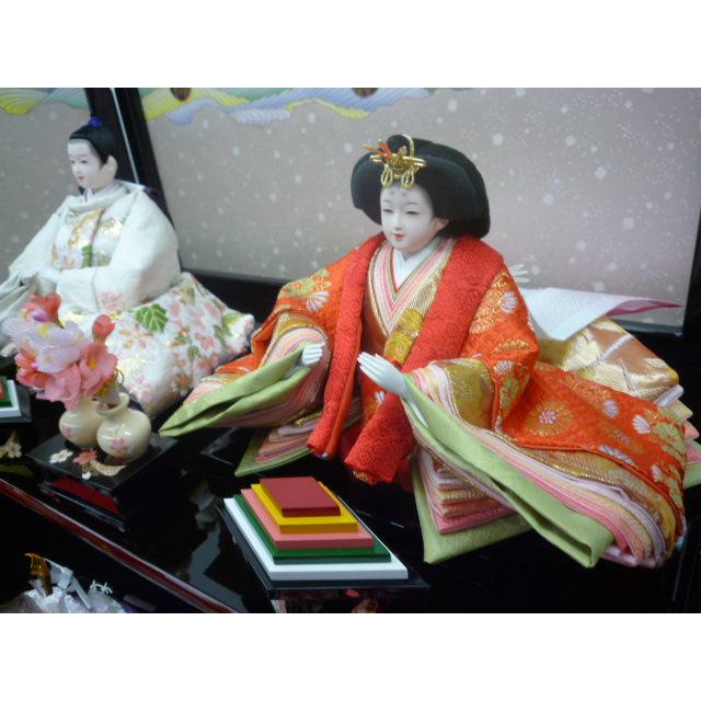 ひな人形☆限定超特価＆送料無料☆三段五人飾り☆横幅75x奥行52x高