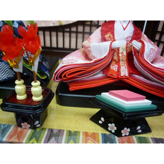 ひな人形☆限定特価＆送料無料☆親王飾り☆横幅55x奥行34x高さ
