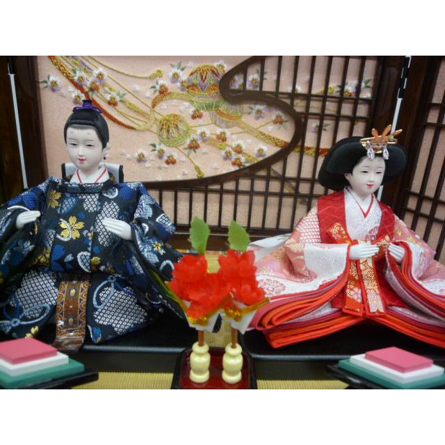 ひな人形☆限定特価＆送料無料☆親王飾り☆横幅55x奥行34x高さ
