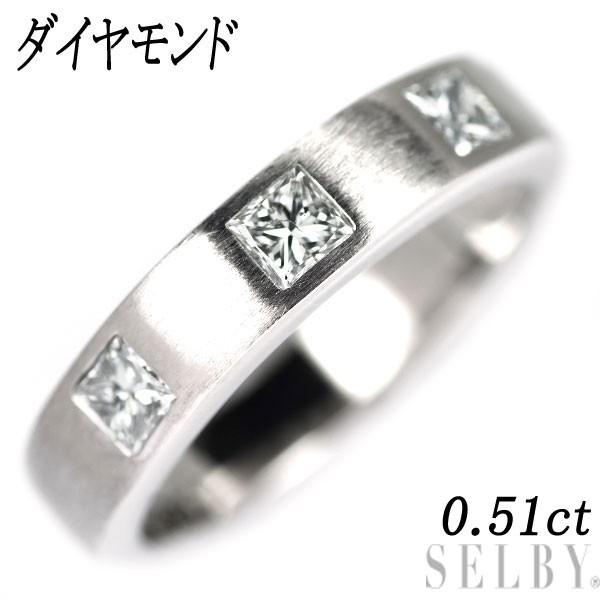 Pt900 プリンセスカットダイヤモンド ファッション 指輪 0227 064 Selby リング Selby Selby D0 51ct