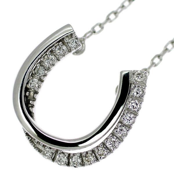 クリアランス純正品 馬蹄 出品3週目 ヴァンドーム青山 ペンダントネックレス ダイヤモンド Selby Q5zhj3795 K18wg 新作販売 Jeromejack Fr