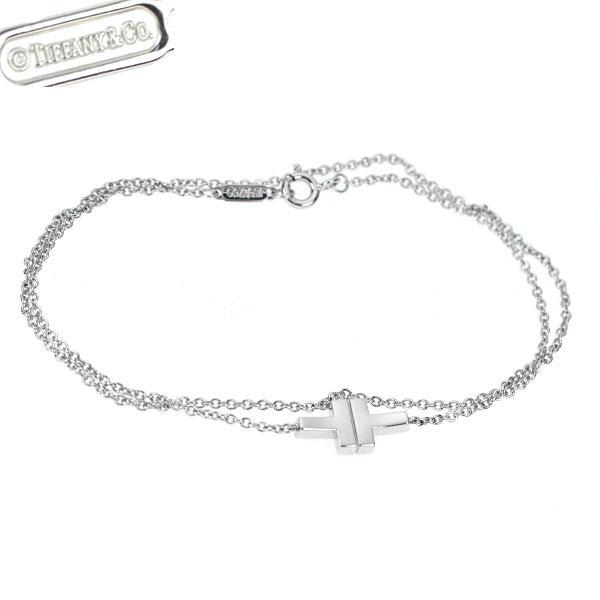 TIFFANY&Co. ティファニー K18WG ダイヤモンド ブレスレット T TIFFANY&Co. ティファニー K18WG ダイヤモンド ブレスレット T