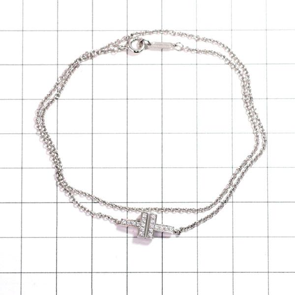 TIFFANY&Co. ティファニー K18WG ダイヤモンド ブレスレット T TIFFANY&Co. ティファニー K18WG ダイヤモンド ブレスレット T