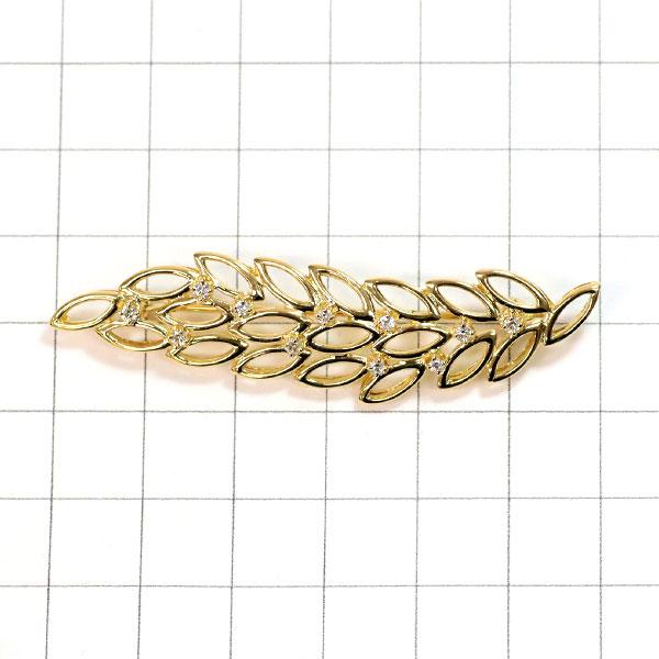 MIKIMOTO ミキモト K18YG ダイヤモンド ブローチ 0.25ct 出品4週 MIKIMOTO ミキモト K18YG ダイヤモンド ブローチ 0.25ct 出品4週