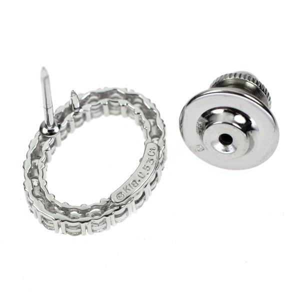 MIKIMOTO ミキモト K18WG ダイヤモンド ピンブローチ 0.53ct MIKIMOTO ミキモト K18WG ダイヤモンド ピンブローチ 0.53ct