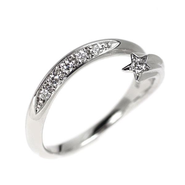 STAR JEWELRY スタージュエリー K18WG ダイヤモンド リング 0.05 STAR JEWELRY スタージュエリー K18WG ダイヤモンド リング 0.05