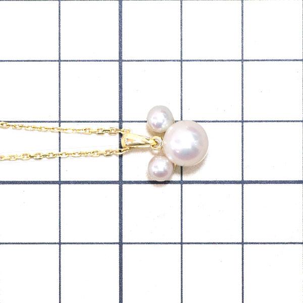 MIKIMOTO ミキモト K18YG アコヤ 真珠 ペンダントネックレス 径 MIKIMOTO ミキモト K18YG アコヤ 真珠 ペンダントネックレス 径