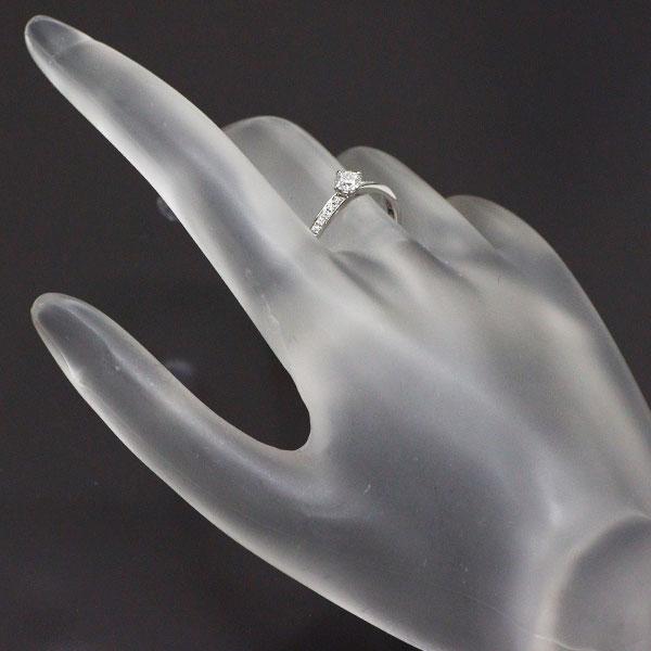 GINZA TANAKA/ 田中貴金属 Pt950 ダイヤモンド リング 0.249ct E VS1  