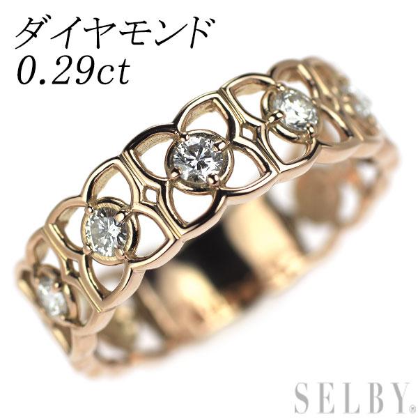 K18PG ダイヤモンド リング 0.29ct 新入荷 出品1週目 SELBY : SELBY  