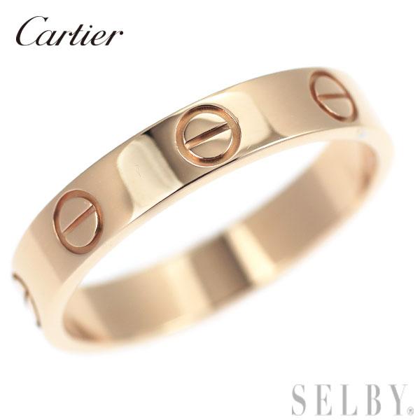 Cartier カルティエ K18PG リング ミニラブ 52号 出品2週目 SELBY  