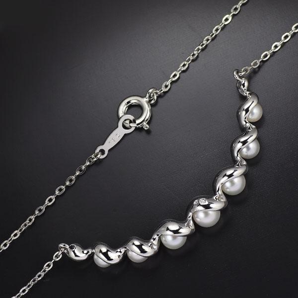 え*ぼ様 ミキモト　MIKIMOTO アコヤ真珠　ペンダント　ネックレス　オーク MIKIMOTO ミキモト SV アコヤ 真珠 ペンダントネックレス 径約