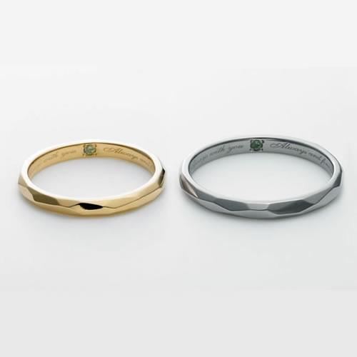 ペアリング カップル 2個セット 刻印 結婚指輪 大きいサイズ 指輪 40代 シルバー925 セミオーダーメイド 019R-KS-BKYG* (S21)_3