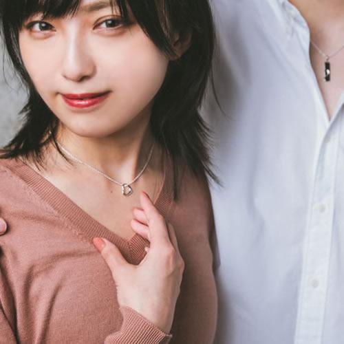 ペアネックレス 安い 学生 30代 40代 刻印 大人 人気 カップル ペア ネックレス 2本セット セミオーダーメイド 020N-KS* (S21)_4