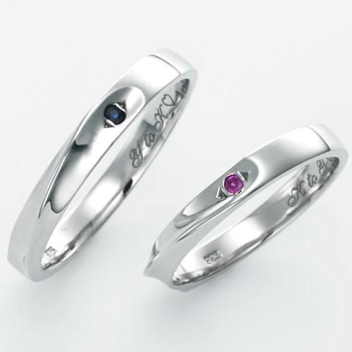 ペアリング カップル 2個セット 刻印 結婚指輪 大きいサイズ 指輪 40代 50代 シルバー925 セミオーダーメイド 024R-KS*｜select-alei｜04