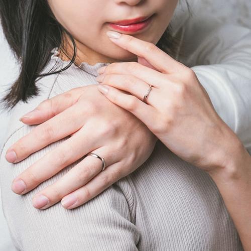 ペアリング カップル 2個セット 刻印 結婚指輪 大きいサイズ 指輪 40代 50代 シルバー925 セミオーダーメイド 027R-KS* (S21)の画像
