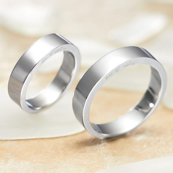ペアリング カップル 2個セット 刻印 結婚指輪 大きいサイズ 指輪 休日限定 保障できる セミオーダーメイド シルバー925 50代 008R-K 40代 R