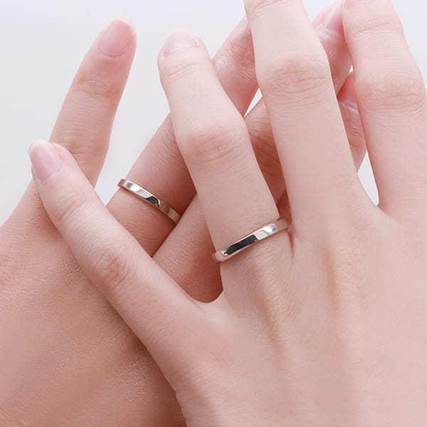 Fiss（フィス） ペアリング カップル 2個セット 刻印 結婚指輪 大きい