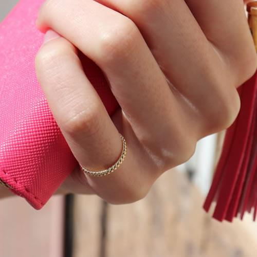 DAIYA（ダイヤ） ピンキーリング 単品 K18 レディース 0号 1号 2号 3号