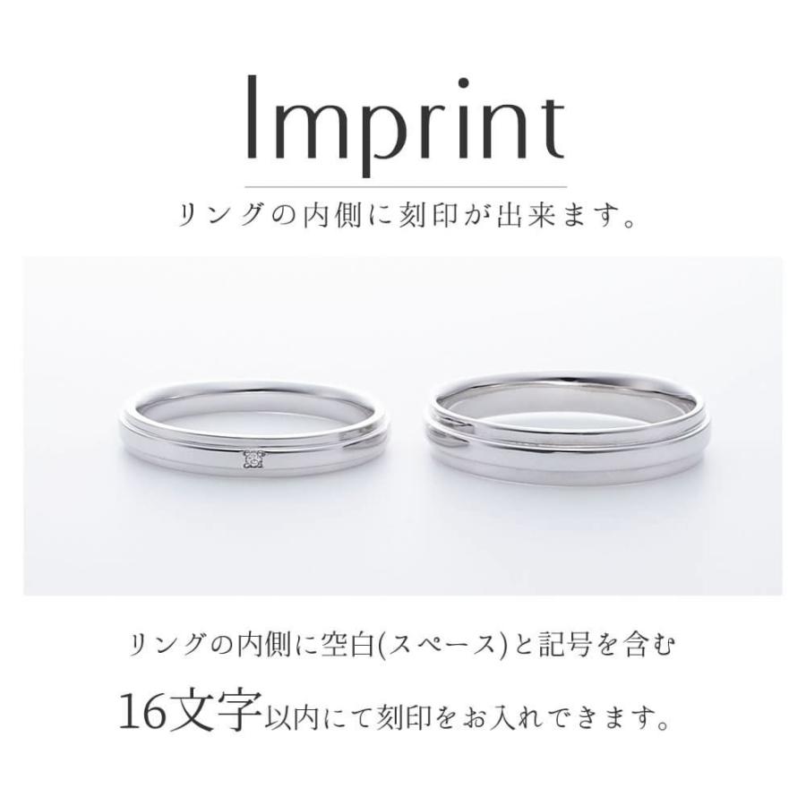 結婚指輪 プラチナ ペアリング シルバー PT950 安い 指輪 ヒロインマリッジ Ladies Firstシリーズ 11-22-4161-SVPT (L28)の画像