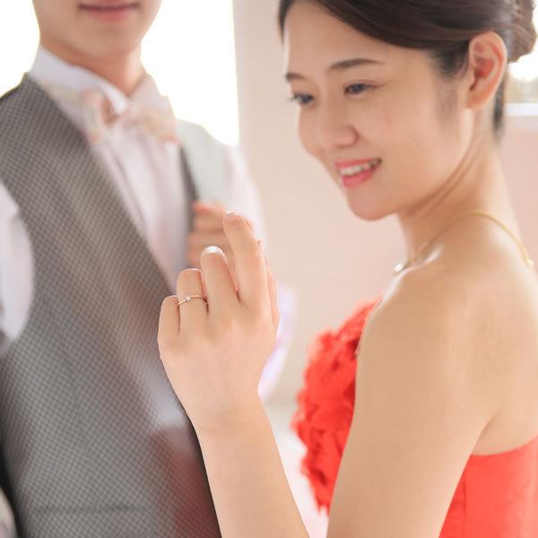 結婚指輪 婚約指輪 プラチナ シルバー Pt950 安い 指輪 ヒロインマリッジ プロミスシリーズ 11-4140SV_ 20-0855PT (L35)の画像