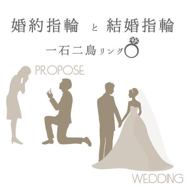 結婚指輪 婚約指輪 プラチナ シルバー Pt950 安い 指輪 ヒロインマリッジ プロミスシリーズ 11-4140SV_ 20-0855PT (L35)の画像