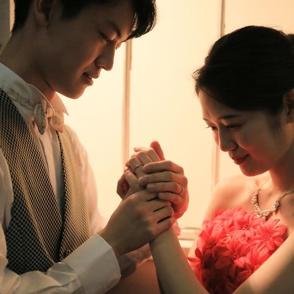 結婚指輪 婚約指輪 ピンクゴールド シルバー K10 安い 指輪 ヒロインマリッジ プロミスシリーズ 11-4157SV_ 20-0857K10PG (L35)の画像