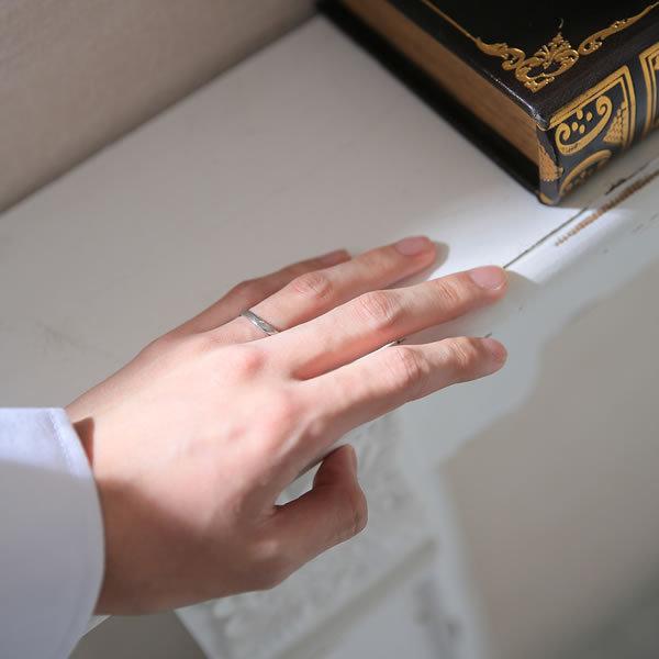 結婚指輪 婚約指輪 ピンクゴールド シルバー K10 安い 指輪 ヒロインマリッジ プロミスシリーズ 11-4157SV_ 20-0857K10PG (L35)の画像