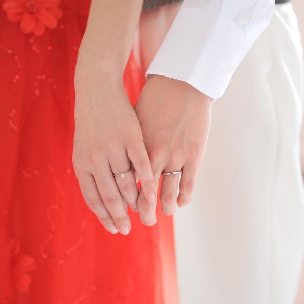 結婚指輪 婚約指輪 ホワイトゴールド シルバー K10 安い 指輪 ヒロインマリッジ プロミスシリーズ 26-1917SV_ 26-4254K10WG (L35)の画像