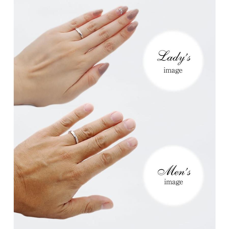 結婚指輪 マリッジリング ペアリング ペア 安い 40代 刻印 ケース ホワイトゴールド ブランド close to me cfr01-k10wh | Fiss | 06