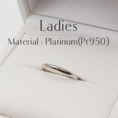 結婚指輪 プラチナ ペア 安い ステンレス マリッジリング 50代 ペアリング ヒロインマリッジ セミオーダーメイド HM003R-KS * (S28)の画像