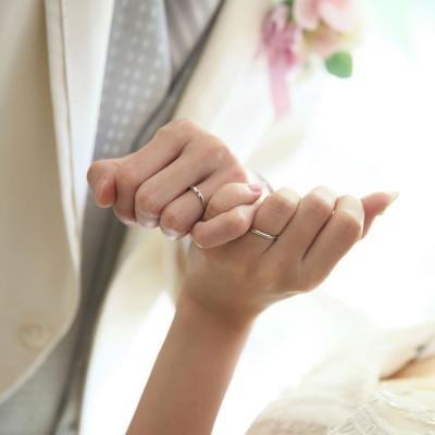 結婚指輪 プラチナ ペア 安い ステンレス マリッジリング 50代 ペアリング ヒロインマリッジ セミオーダーメイド HM005R-KS* (S28)の画像