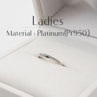 結婚指輪 プラチナ ダイヤ付 ペア 安い ステンレス マリッジリング 50代 ペアリング ヒロインマリッジ セミオーダーメイド HM010R-KS* (S28)の画像