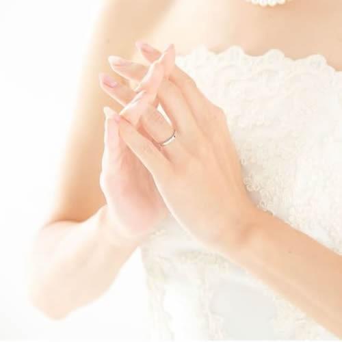 結婚指輪 プラチナ ペア 安い 指輪 ペア マリッジリング 40代 セミオーダーメイド プラチナ ペアリング PT950-009R-KS* (S28)の画像