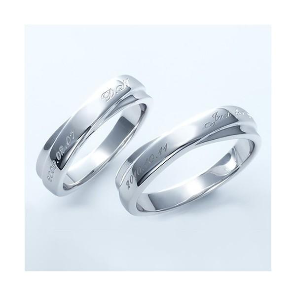 Fiss（フィス） ペアリング カップル 2個セット 刻印 結婚指輪 大きい