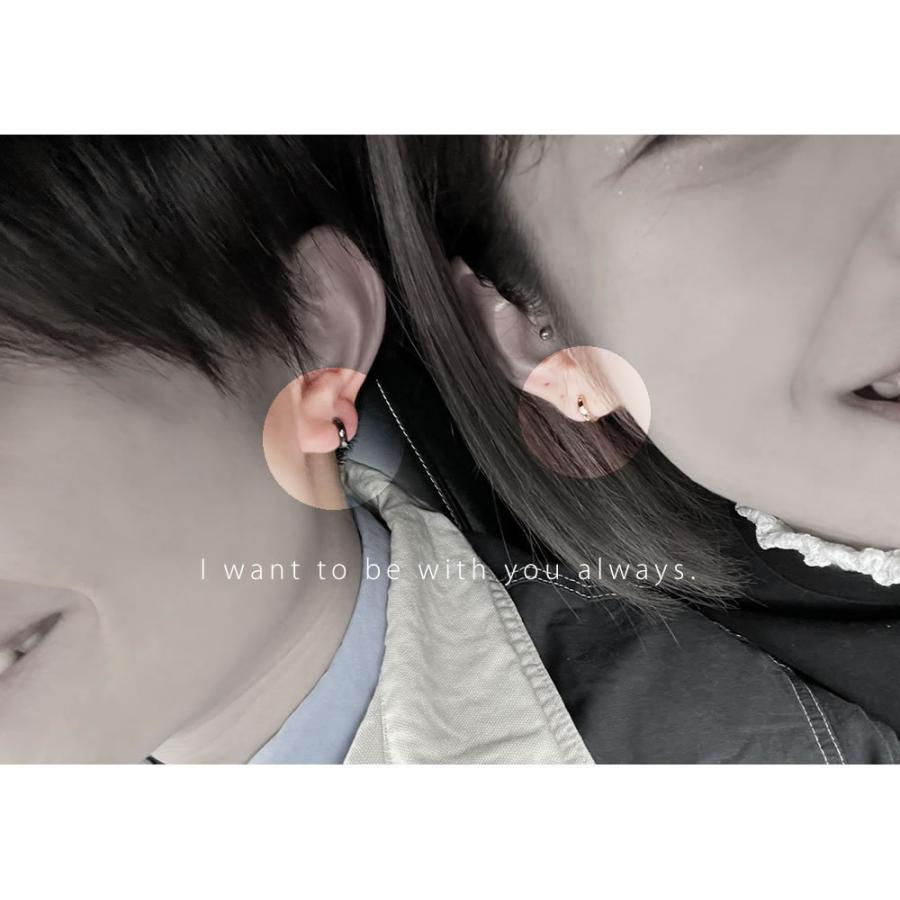 close to me（クロストゥーミー） ペアピアス メンズ レディース 恋人